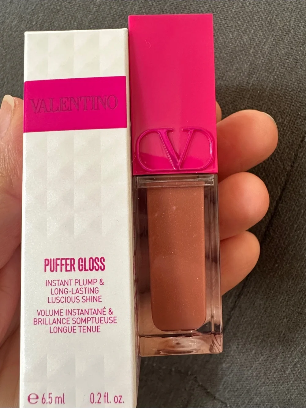 NIB Valentino puffer gloss in Warm it Up